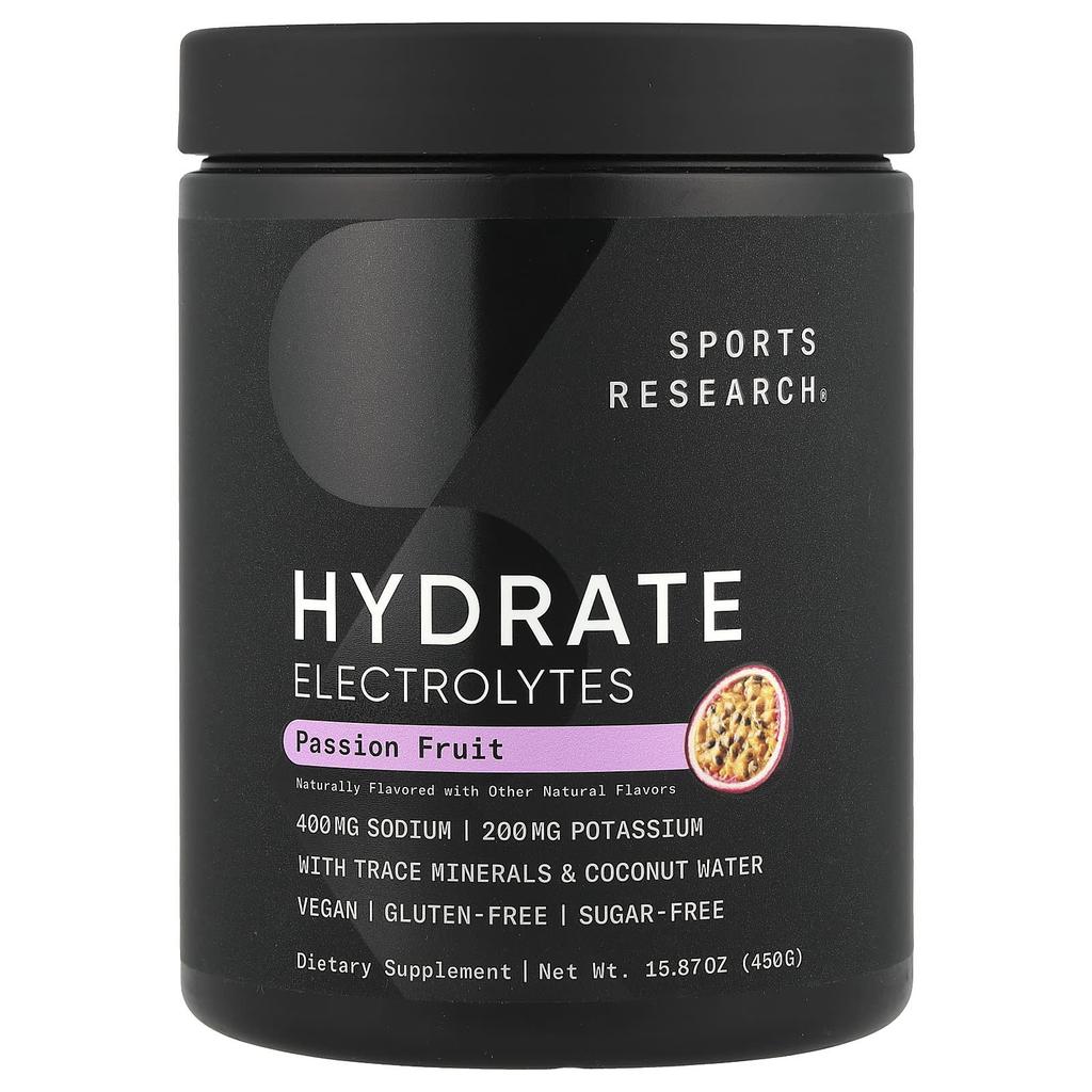 Hydration, Electrolyte, Passion Fruit, 450G(15.87Oz)