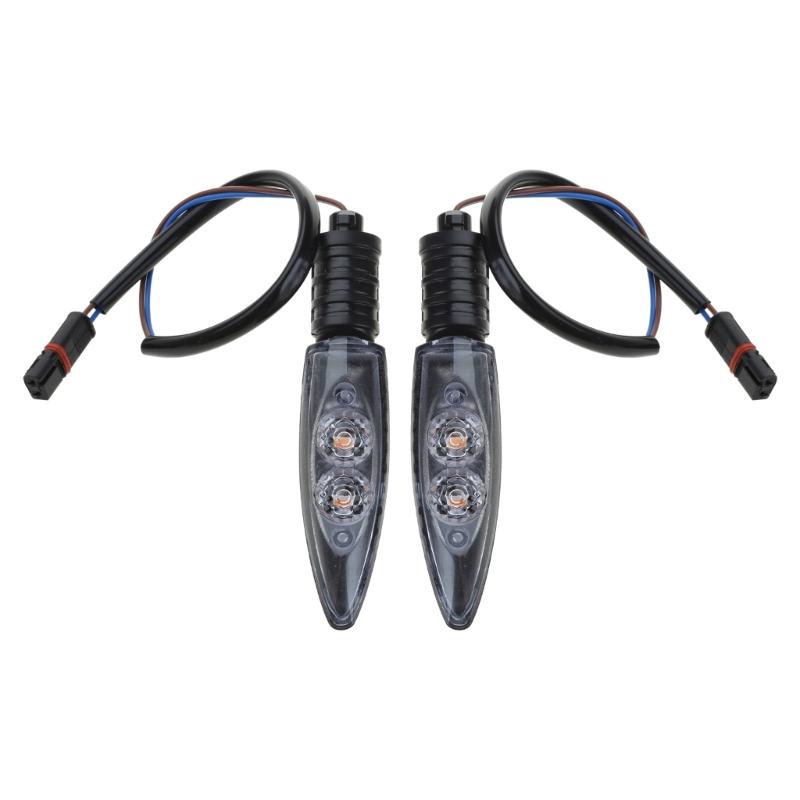 2x Светодиодные указатели поворота для мотоцикла, универсальные индикаторы для R1200GS F800 F650GS