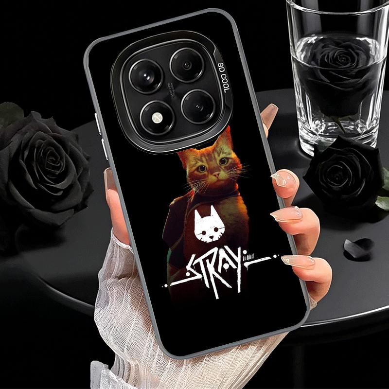 Чехол для телефона Stray Cat Game B-12 Ударопрочный для Xiaomi Redmi Note 15 14 13 12 Pro Plus 11 11S 11T 5G Чехол Защита от падения Fundas
