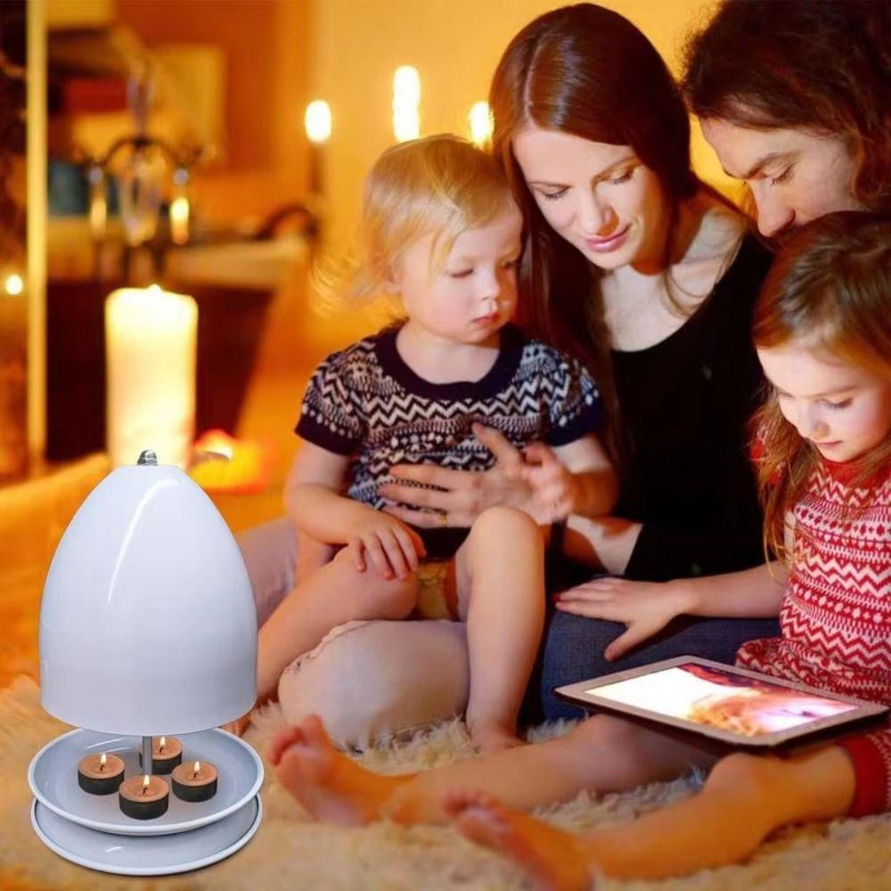 Быстро нагревающийся подсвечник-обогреватель Металлическая подставка для свечи-таблетки Ручной обогреватель Подарки для дома и офиса