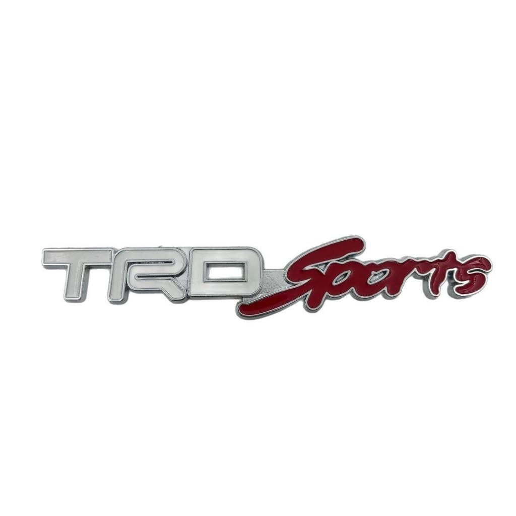 Металлическая наклейка с логотипом автомобиля Toyota TRDSPORTS Custom