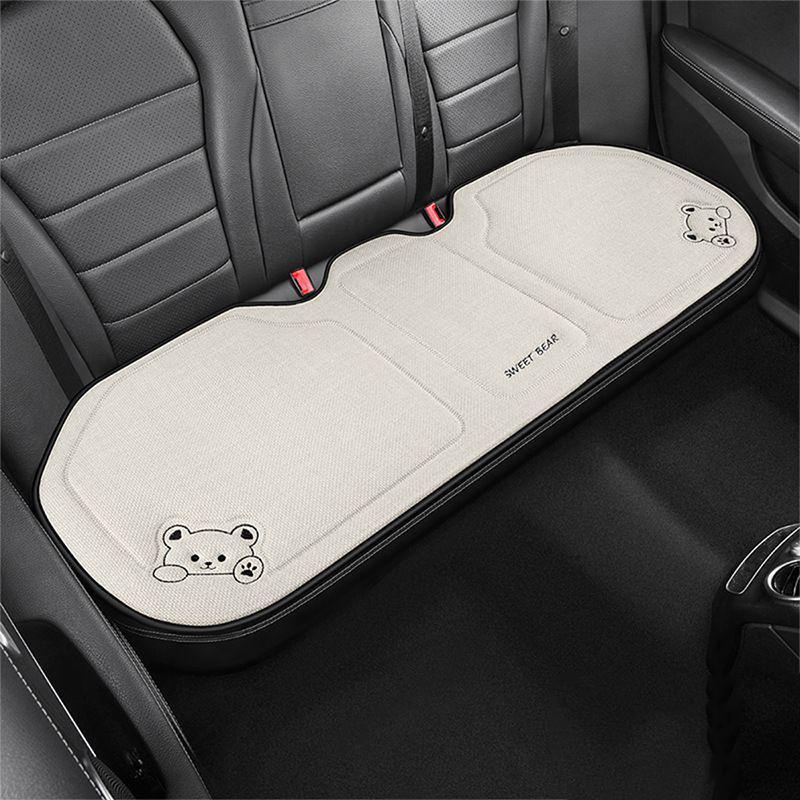 1Pcs Breathable Cartoon Bear Car Seat Cover Non-Slip Cushion for Women's Protection