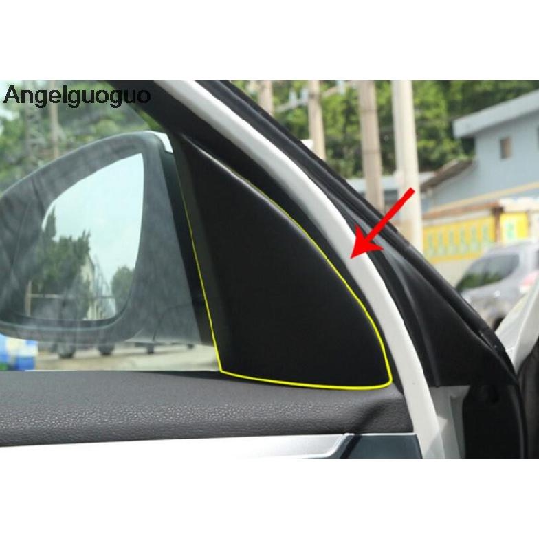 Angelguoguo из алюминиевого сплава для BMW X1 F48 2016 2017, автомобильный аудиодинамик, громкий динамик, крышка, отделка