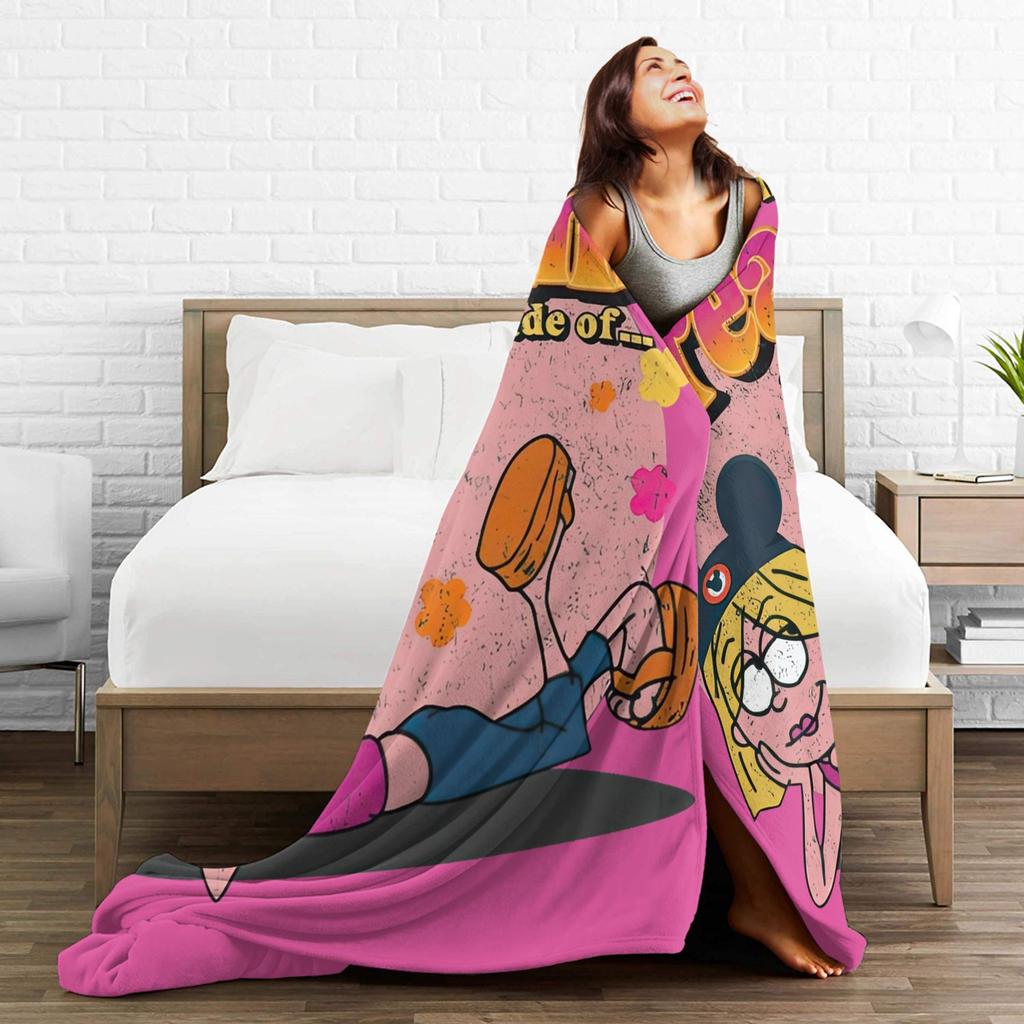 The Lizzie McGuire Blankets Flannel Funny Soft Throw Blanket for Bedspread Decoration