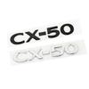 ABS Car Body Fender Side 3D Letter Emblem for Mazda CHR CX4 CX5 CX7 CX30 CX50 CX60 CX90 Rear Trunk Badge Replaced Sticker tbfxu53