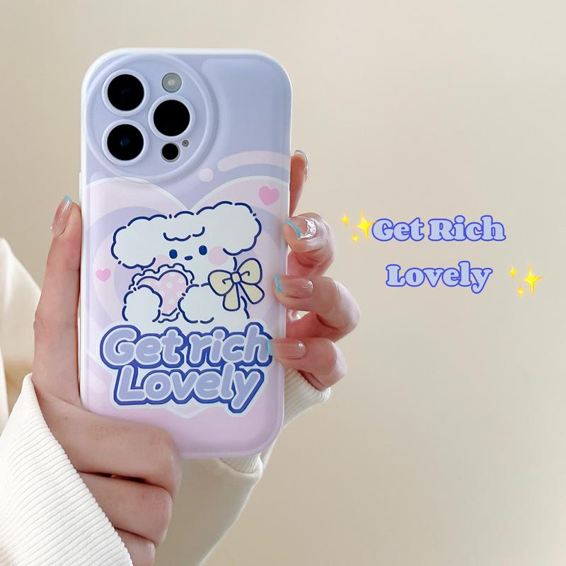 Чехол Zhitai iPhone 15/Huawei P60/Apple 15 - подходит для Air Cushion 12Pro/13 Cartoon OPPO