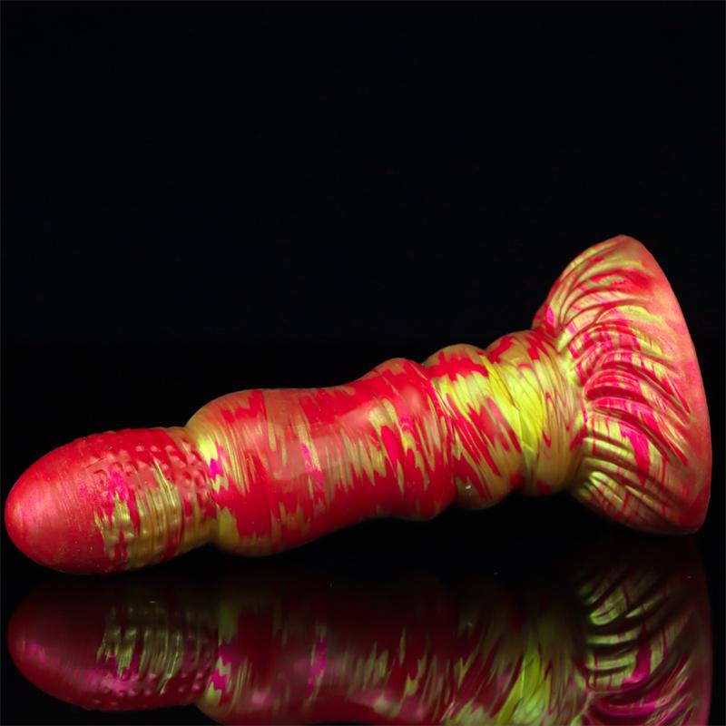 King Kong Bell Liquid Silicone Mixed Color Anal Plug Sex Toys for Women with Oversized Backyard Expansion Anal Masturbation Device