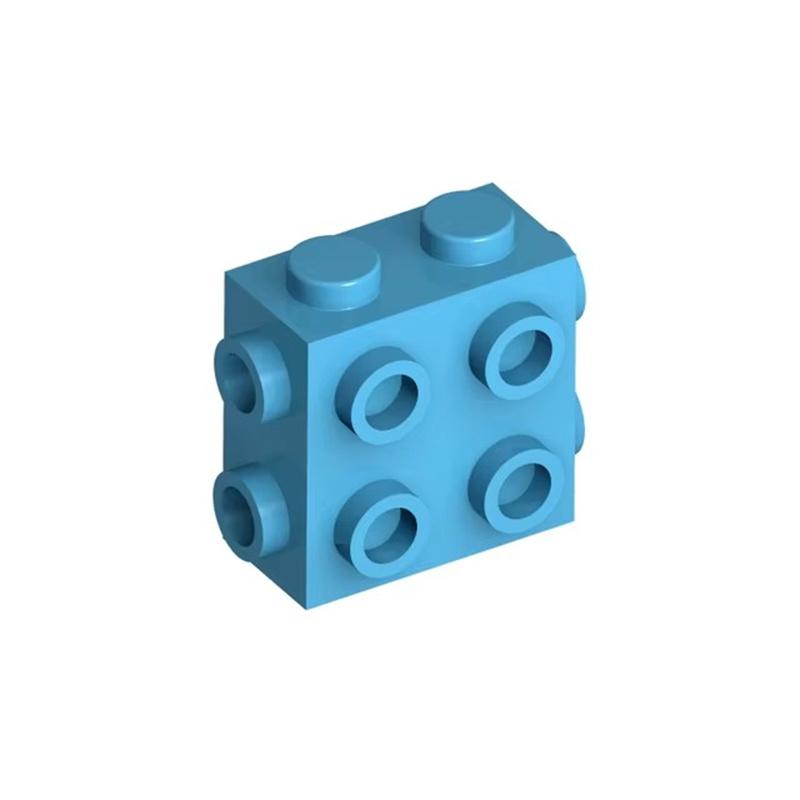 20 ШТ. Специальный кубик MOC 1x2x1 2/3 с восемью шипами на 3 сторонах, совместимый с 67329, детали модели, игрушки-пазлы для детей