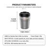 BBKO9 Car Ashtray Creative Coffee Cup Ashtray With Lid Metal Lining ABS Shell For BMW Performance E91 X5 E70 F11 E30 F31 X3 F25 F32 x7