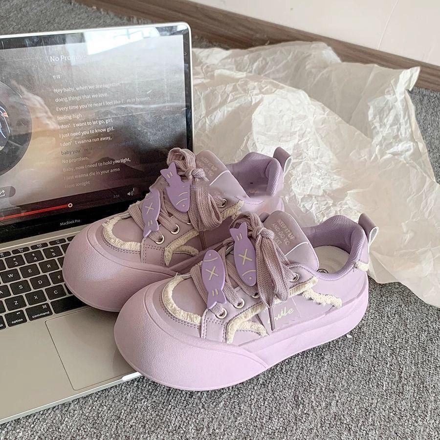 Весенне-летние кампусные туфли-платформы, женские универсальные, с высокой ценностью, нишевая мода, легкие спортивные женские