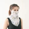 Outdoor Windproof Dustproof Breathable Scarf Mask Triangular Silk Scarf For Woman