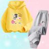 2025 Autumn Korean Girl Clothing Kawaii Kids Clothes Cute Children's Hoodies and Sweatpant 2pcs Set