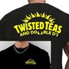 Двусторонняя футболка с графикой Twisted Teas и Double D's, версия 2, черного цвета, унисекс, подходит для мужчин и женщин, бесплатная доставка, графические футболки