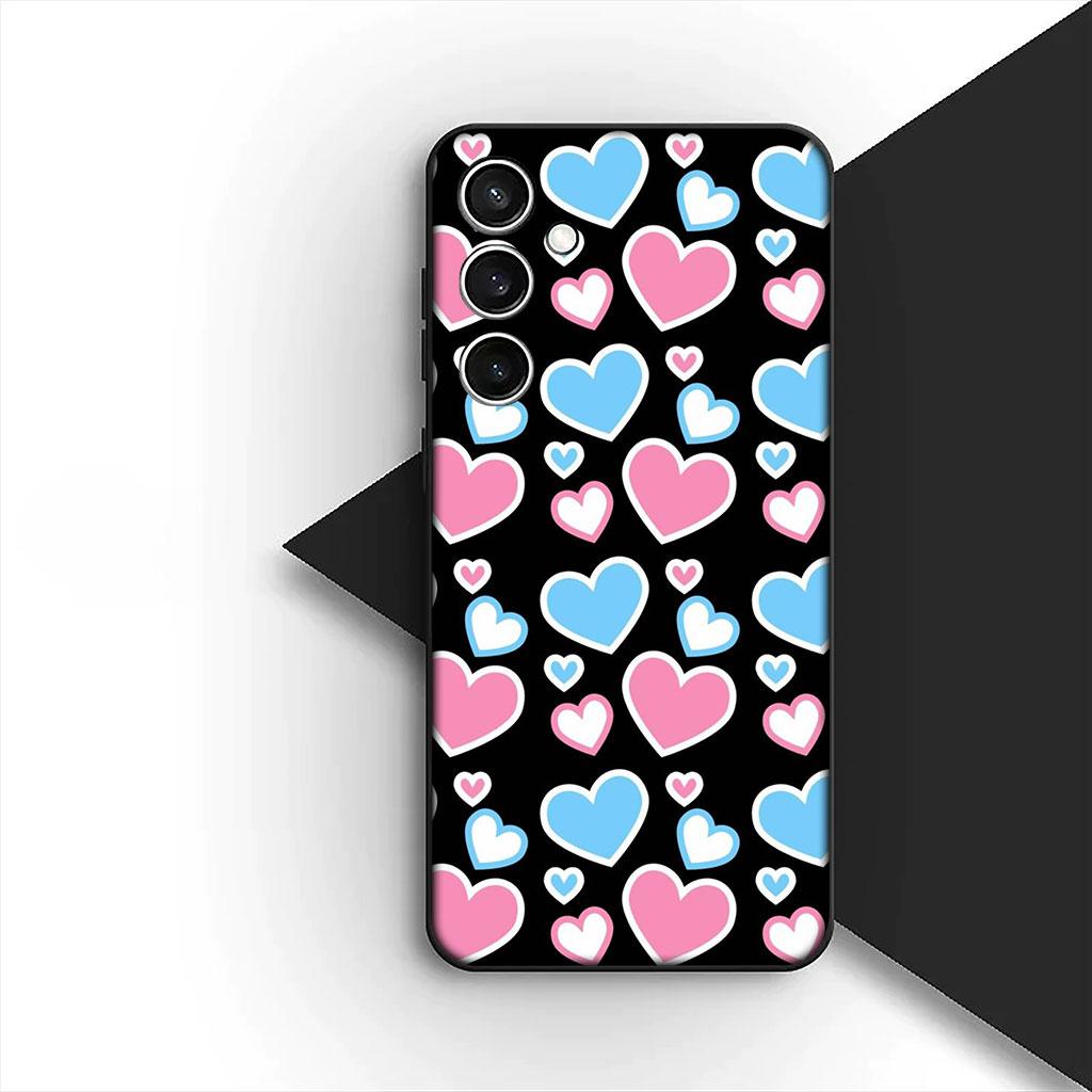 Чехол для телефона для Xiaomi Redmi 15 15C A4 A5 9A 9C NFC Note 9 8 9T 8T 5G Мягкий силиконовый чехол Звезда Темно-красный Сердце Любовь