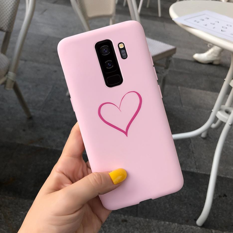Чехол для Samsung Galaxy S9 Plus S9+ G965F Милый Конфетный Расписной Fundas Матовый Чехол для Samsung S9 S9+ S 9 Plus Чехол для Телефона Мягкие Сумки