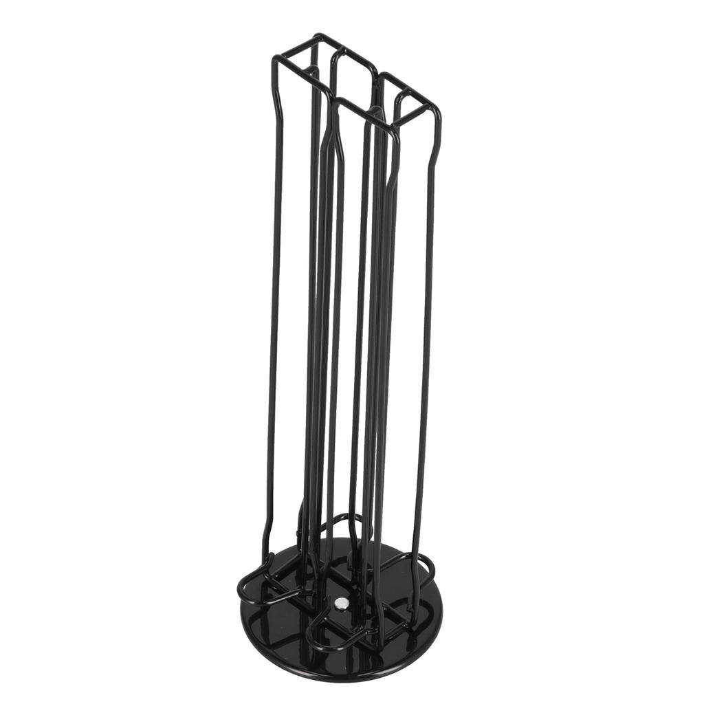 Coffee Capsule Rack 360 degrees Rotatable Metal Coffee Capsules Holder Rack Simple Design Holds 40 Coffee Pods for