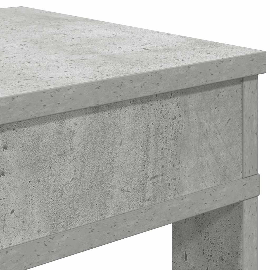 Shoe Rack Concrete Grey 60 x 30 x 98 cm Particleboard