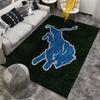 Blue Bull Silhouette Carpet Suitable As a Non-slip Mat for the Living Room or Bedroom Sofa