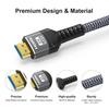 Кабель HDMI 2.1 с оплеткой из сетки 8K 60 Гц для игр высокой четкости и киберспорта.
