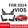Для Toyota Vios Yaris Седан 2014-2019 Автомобильные брызговики Брызговики Стайлинг 3 Брызговик Автоаксессуары