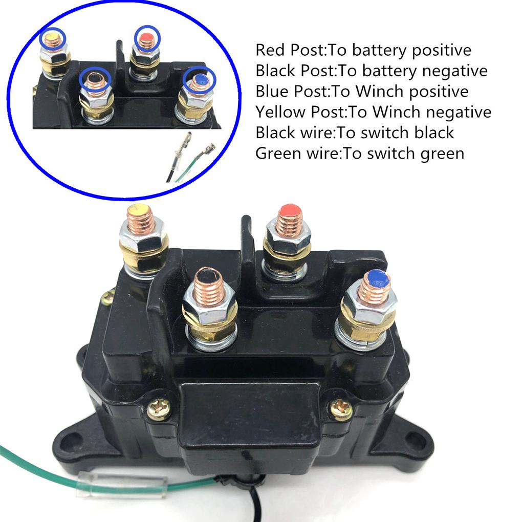 12 В 250 А сверхмощный соленоидный контактор для лебедки Ramsey Warn Superwinch ATV UTV