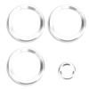 4Pcs AC Air Conditioning Knob Trim Cover Fit For Range Rover Sport Autobiography Vogue(Silver)