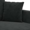 Vidaxl Sofa 2-Osobowa, Czarna, 140 Cm, Tapicerowana Aksamitem