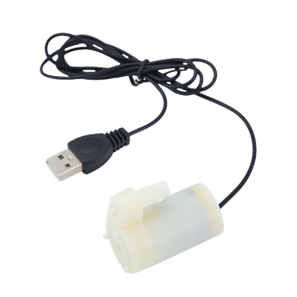 Mini Water Flowers USB Fish Tank Fountain Aquarium Supplies Motor Pump Submersible Pump