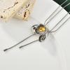 Нишевое Высококлассное Длинное Ожерелье-Лепесток для Женщин - Универсальная Цепочка для Свитера на Осень/Зиму