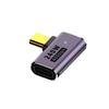 USB 4.0 PD 240W 8K 60Hz Charger Connector for Macbook 40Gbps High Speed USB C OTG U-Shape Straight Angle Male to Female Adapter