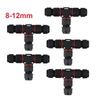 5 шт. Т-образных кабельных соединителей с защитой IP68 для наружного освещения