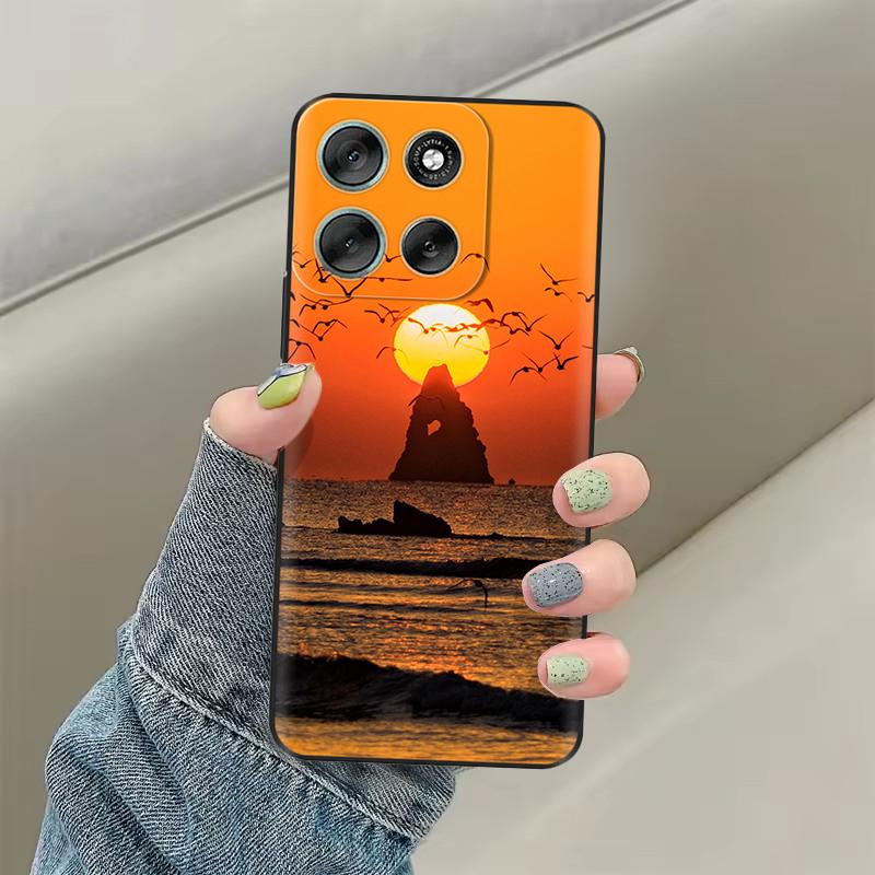 Чехлы для телефонов Для Motorola Moto G86 Чехол Для Moto G56 Мягкий Силиконовый Бампер Задняя Крышка Для Moto G86 Power motoG86 Чехлы Fundas