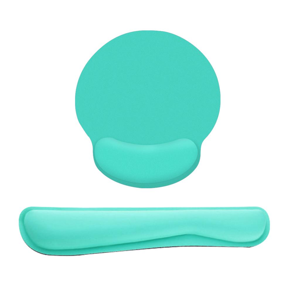 Memory Foam Keyboard Wrist Rest Mouse Pad Set Keyboard Mouse Wrist Pads with Lycra Fabric Anti-slip