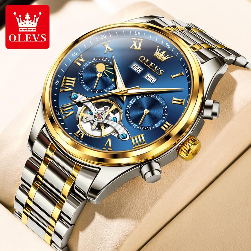 OLEVS New Multi-functional Mechanical Watch Automatic Business Trend Waterproof Men's Watch Men's Watch