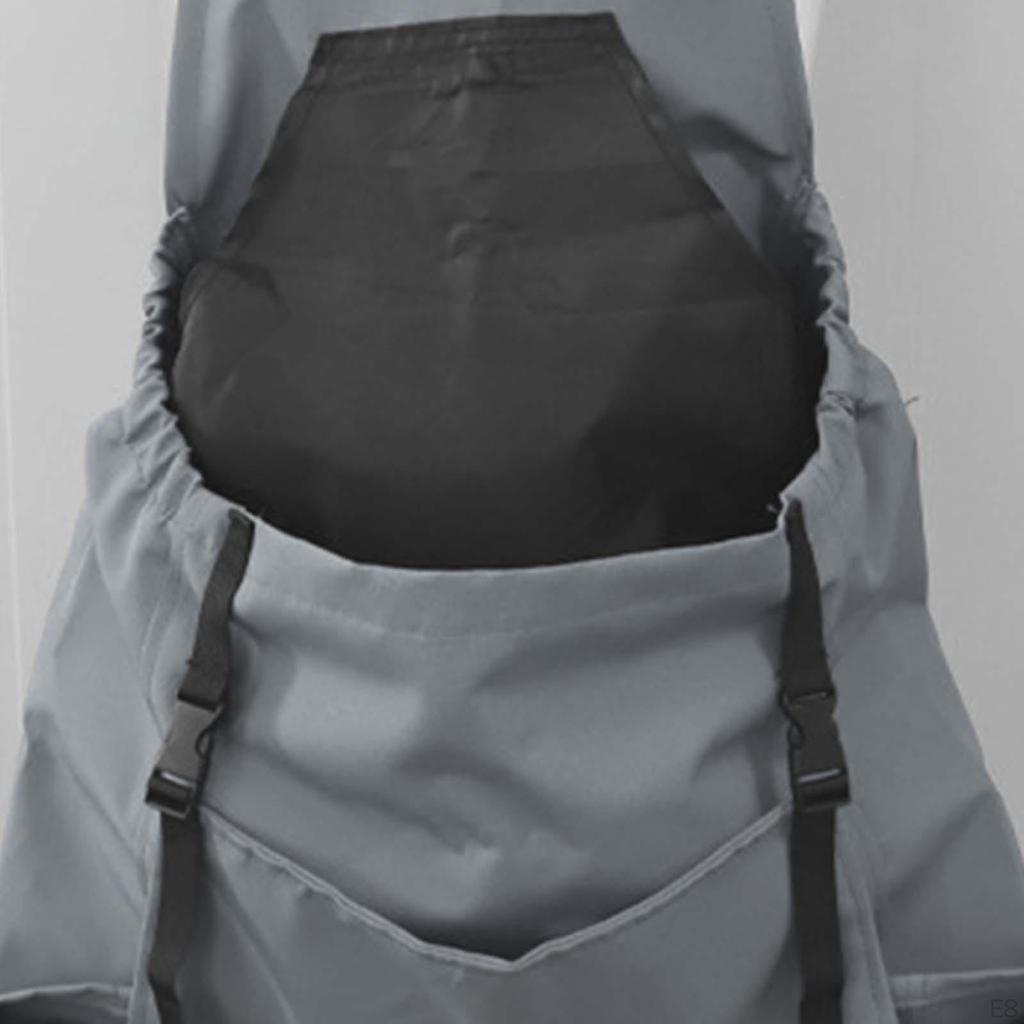 Холщовый садовый фартук с карманами, сумка для сбора урожая, большая