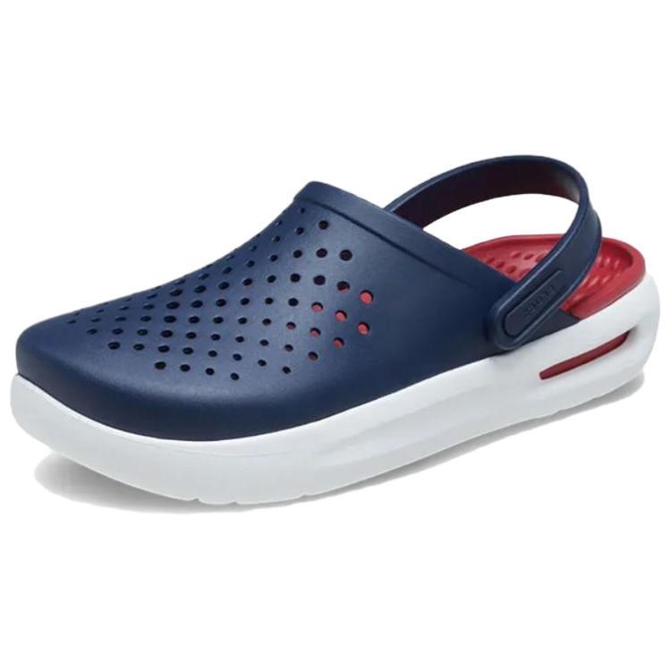 Crocs Унисекс Дышащие Универсальные Нескользящие Сабо Темно-синие 209964-410