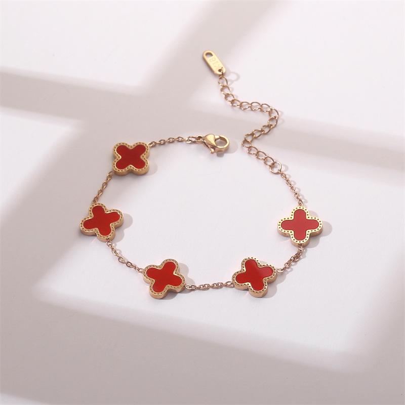 Корейский браслет женской моды из титановой стали Дун Дэмун - Нержавеющий, Высококлассный, Дизайн через границу.