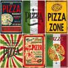 Great Food Vintage Metal Signs Pizza Zone Plaque Pub Bar Home Decoration Best Homemade Posters Italian Pizza Wall Art Plate
