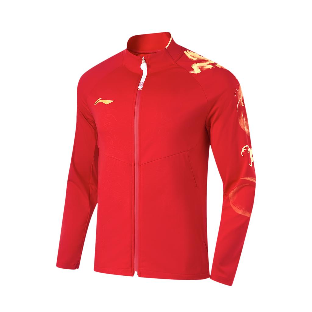 Li Ning Коллекция для настольного тенниса Куртки и Пальто Женские Полный Вишневый Красный AYYU014-2