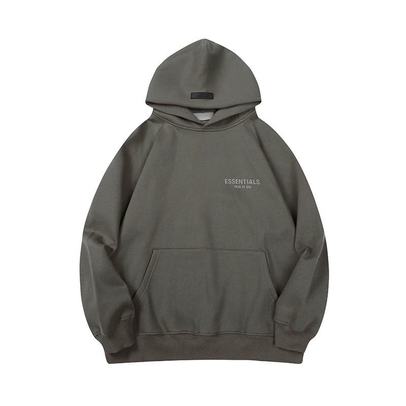 Oversized Letter Print Hooded Sweatshirt Men Warm Fleece Lined Loose Fit Casual Streetwear