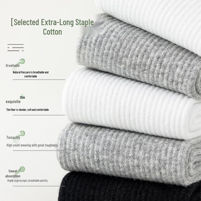 Men's Split-Toe Knee-High Socks - Breathable, Sweat-Wicking, Solid Color, Anti-Athlete's Foot, Ideal for Spring and Autumn Sports.