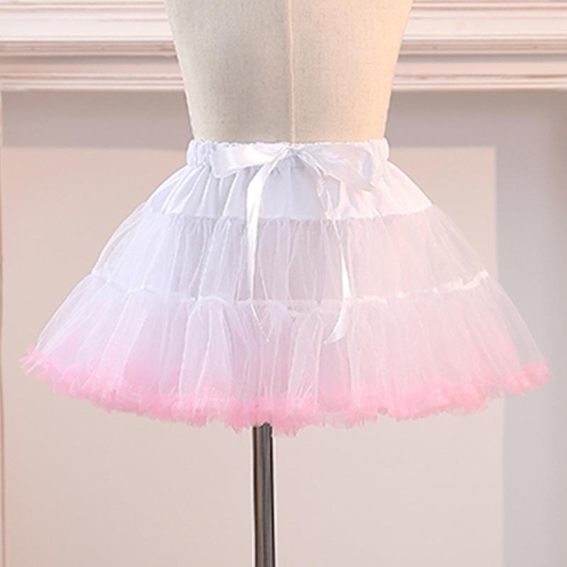 Юбка Fluffy Cloud Lolita JK для детей - нижняя юбка без косточек с мягкой марлей для свадеб и особых случаев