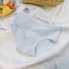 Women's Simple Solid Color Mid-Waist Breathable Cotton Panties