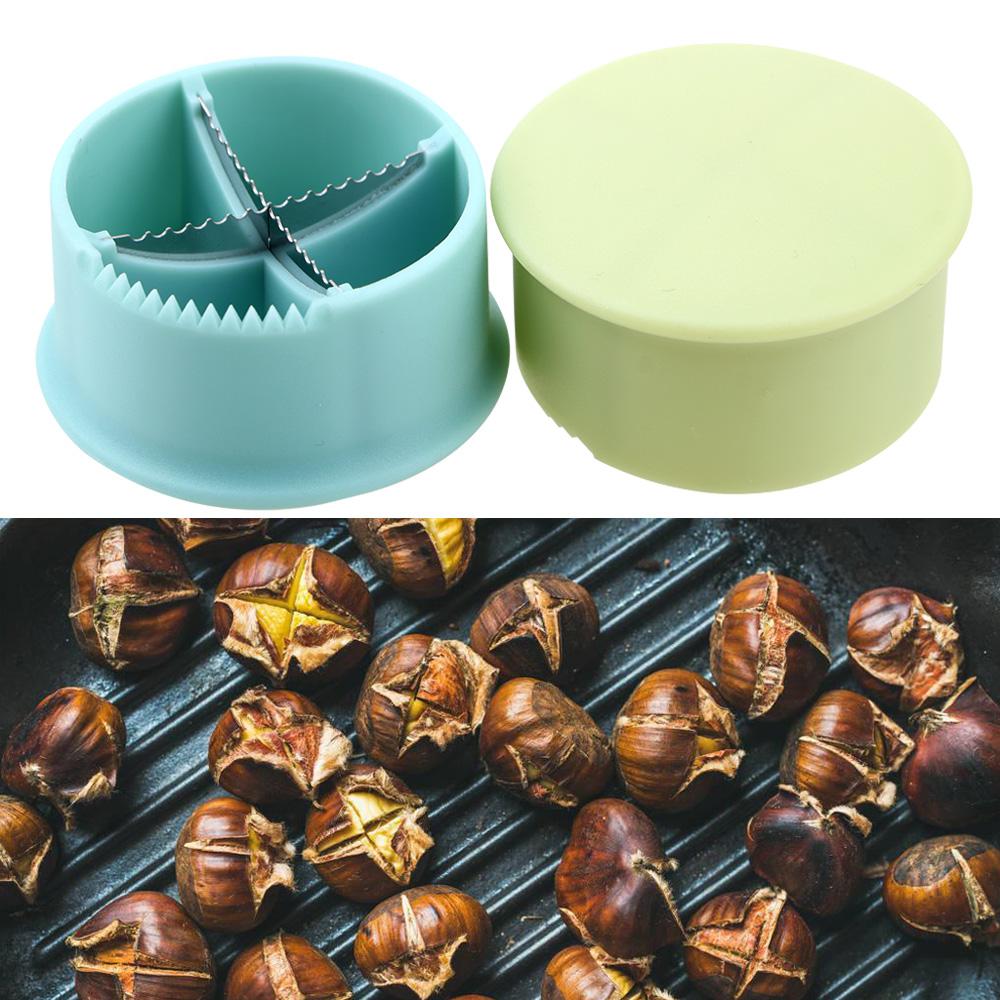 Открытый нож для каштана с крестом, щипцы для грецких орехов, быстрый резак для каштанов, крекер для орехов, шелушитель, кухонные инструменты