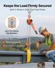 Manual Lever Chain Hoist, 1-1/2T 1500KG Capacity Heavy Duty Come Along, 6M Lift G80 Alloy Steel Chain With Dual Pawl Mechanical Brake, 360° Rotating