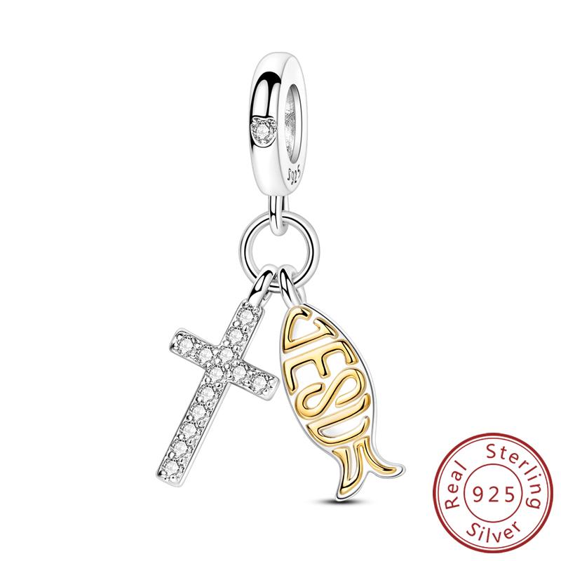 Оригинальные Шармы Бусины Медь Золотой Бант Леопард Кошка Собака Подсолнух Бусины Подходят для Подвески Браслет Женские Ювелирные Изделия Подарок