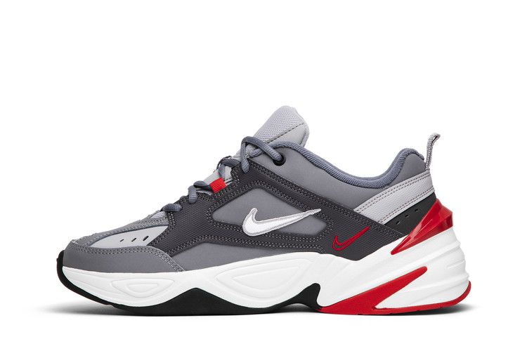 Men's Sneakers Nike M2K Tekno Gunsmoke University Red Gunsmoke/Summit White-Natural Heather-University Red