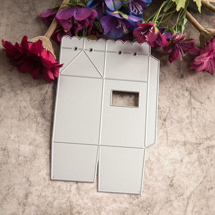 1 шт. DIY Металлические Штампы для Вырезания Молочная Коробка Штампы для Тиснения Углеродистая Сталь Шаблон для Вырезания Картона