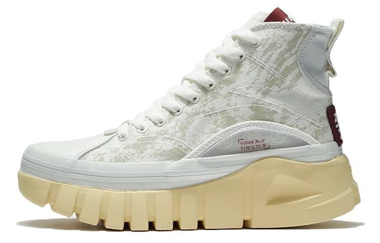 Li Ning Тканевая Модная Амортизация, Износостойкие Высокие Повседневные Туфли Женские AZGS004-3