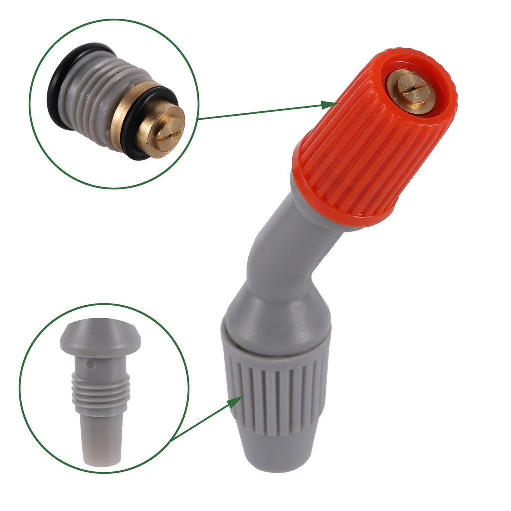 Adjustable Spray Nozzle Watering Sprayer Garden Irrigation System Sprayer Nozzle Part Replacement For Sprayer Lance Misting Head